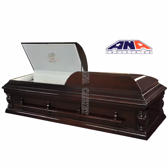 Ataúd Ana Judía de Madera con Álamo Macizo