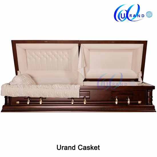 Ataúd de madera Ataúd funerario Ataúd local americano, ataúd de álamo Ataúd de roble y ataúd de cerezo